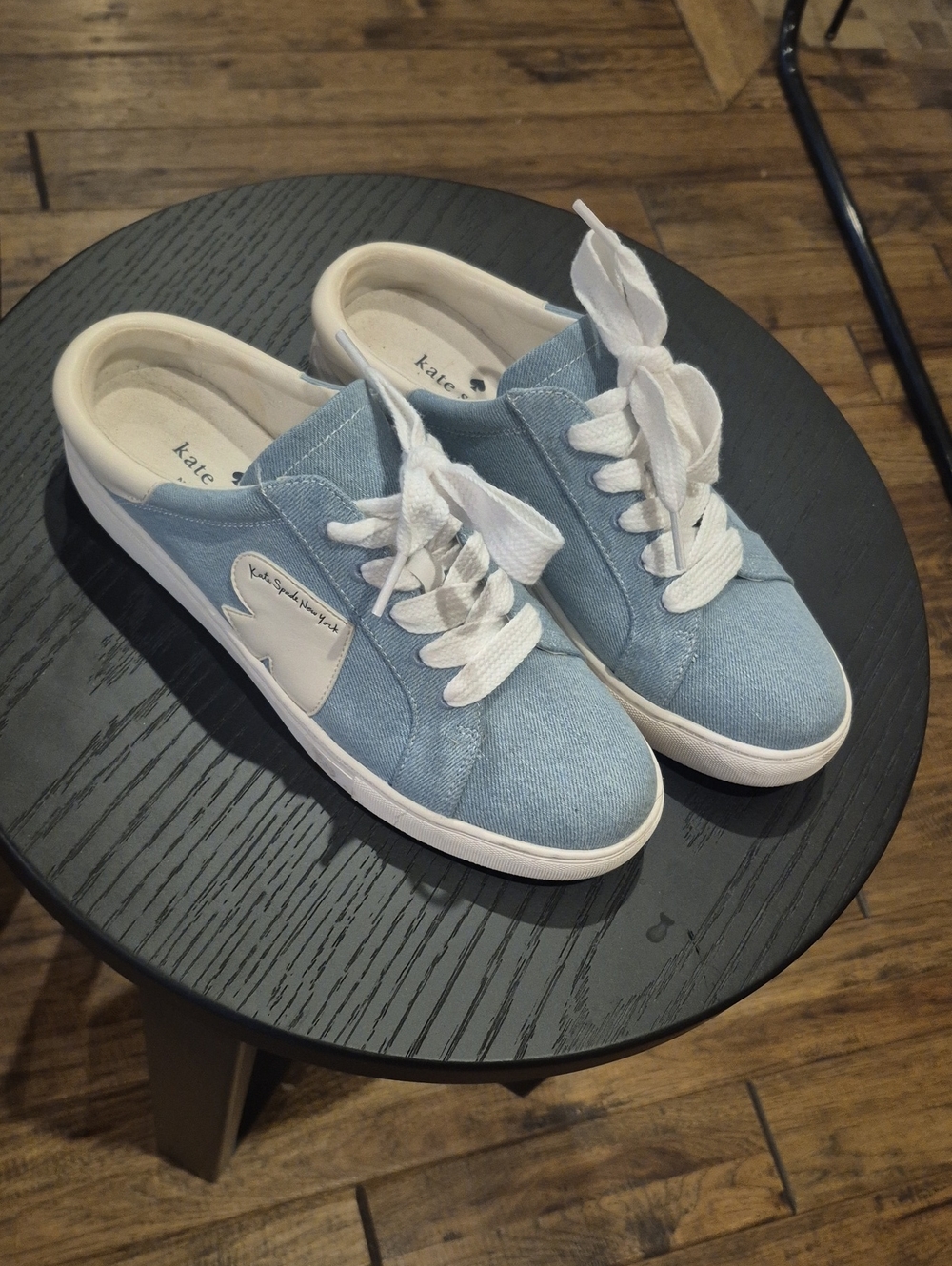 kate spade Light Blue Canvas Sneakers Sz 8